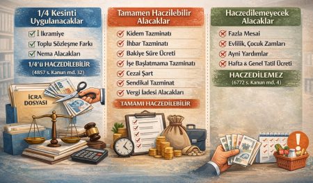 İşçilik Alacaklarında Maaş-Ücret Haczi ve Kesintilerin Nasıl Yapılacağı İşçilik Alacaklarında Maaş-Ücret Haczi ve Kesintilerin Nasıl Yapılacağı